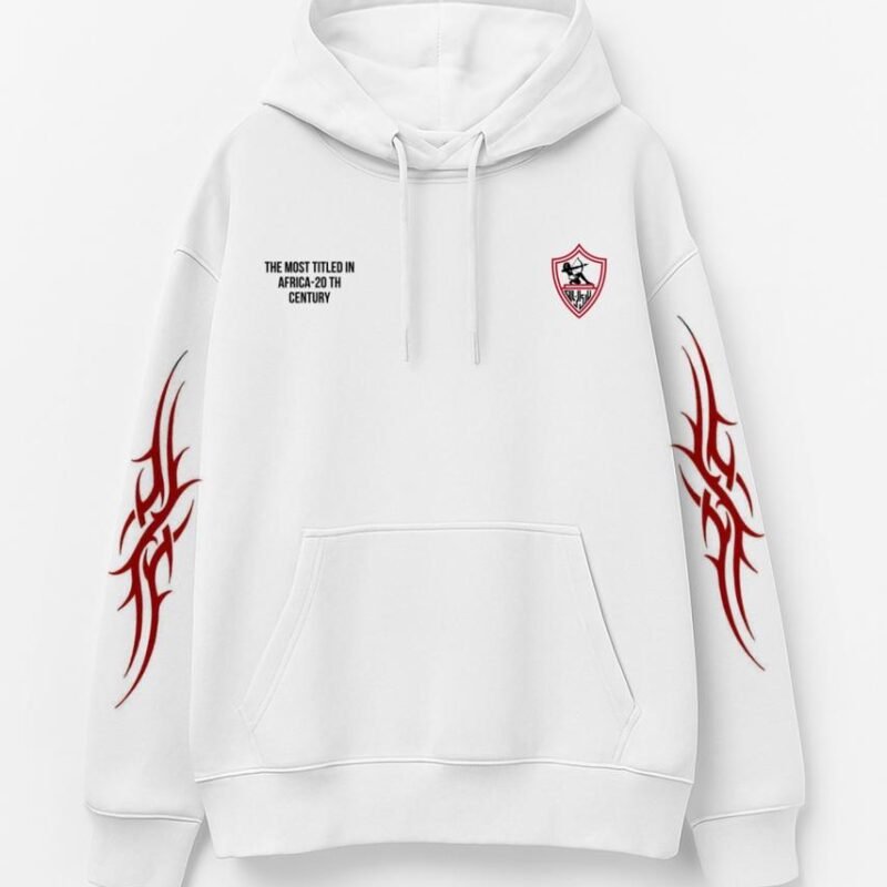 Zamalek Fire Hoodie White