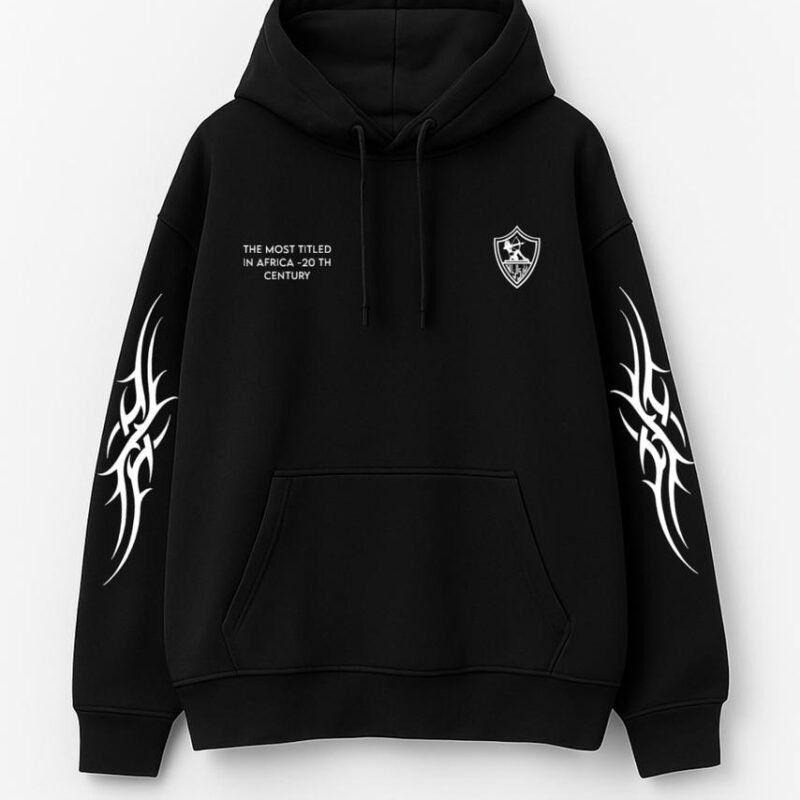 Zamalek Fire Hoodie Black